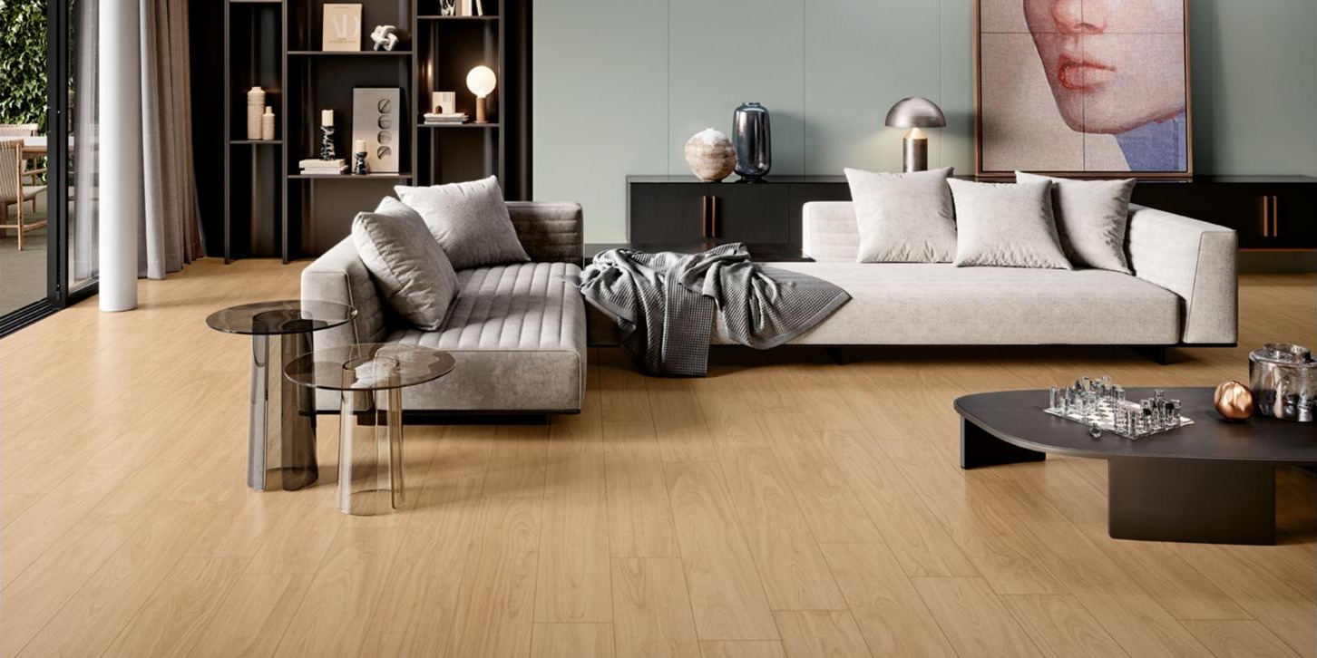 Carrelage effet bois Stage - salon